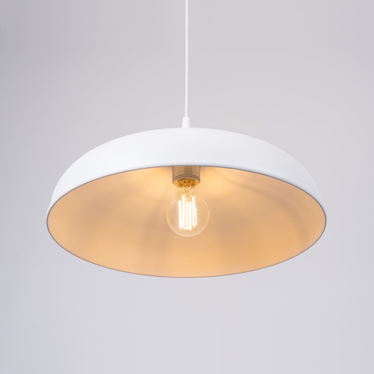 Lampe suspendue Pur Gina blanc