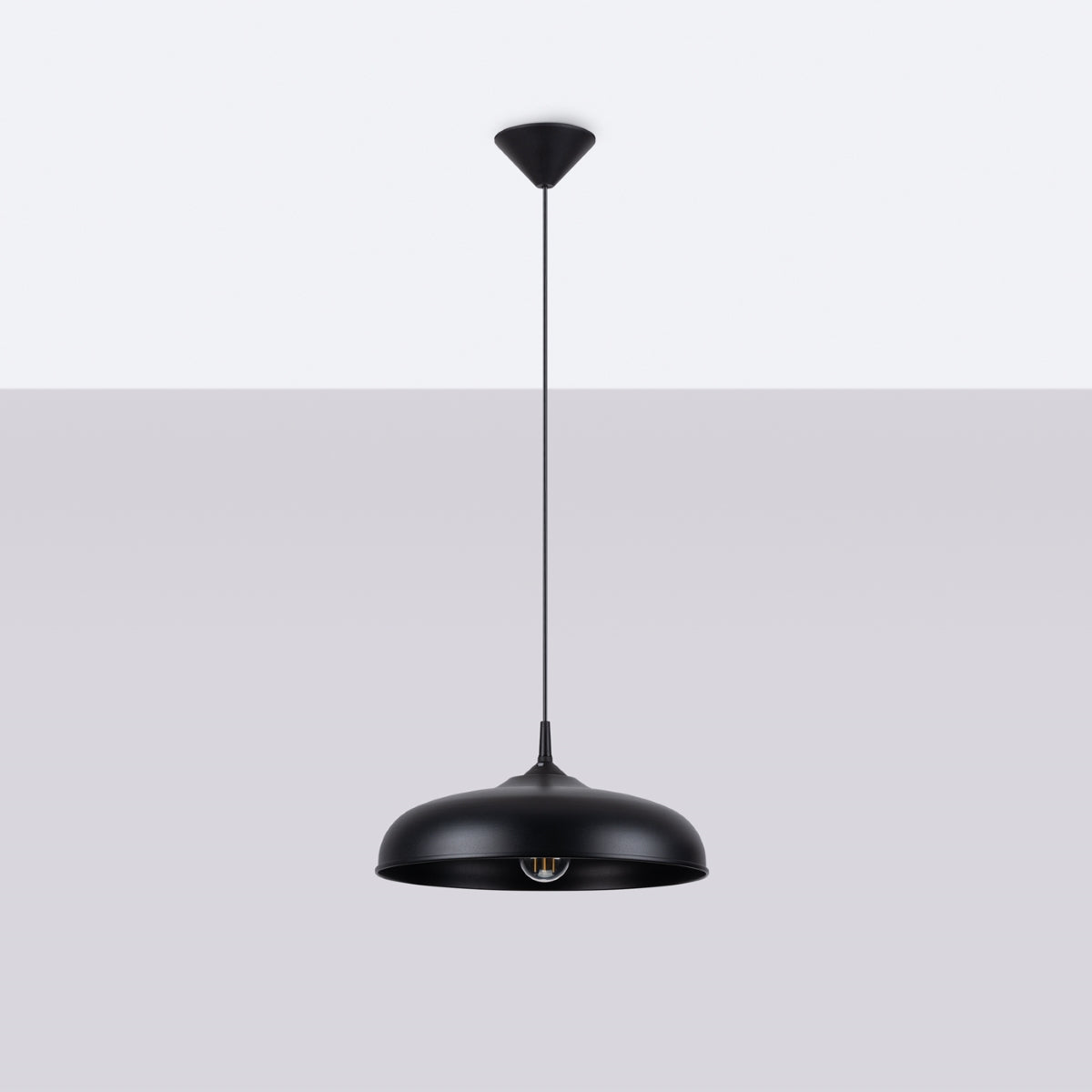 Pur Gina black hanging lamp