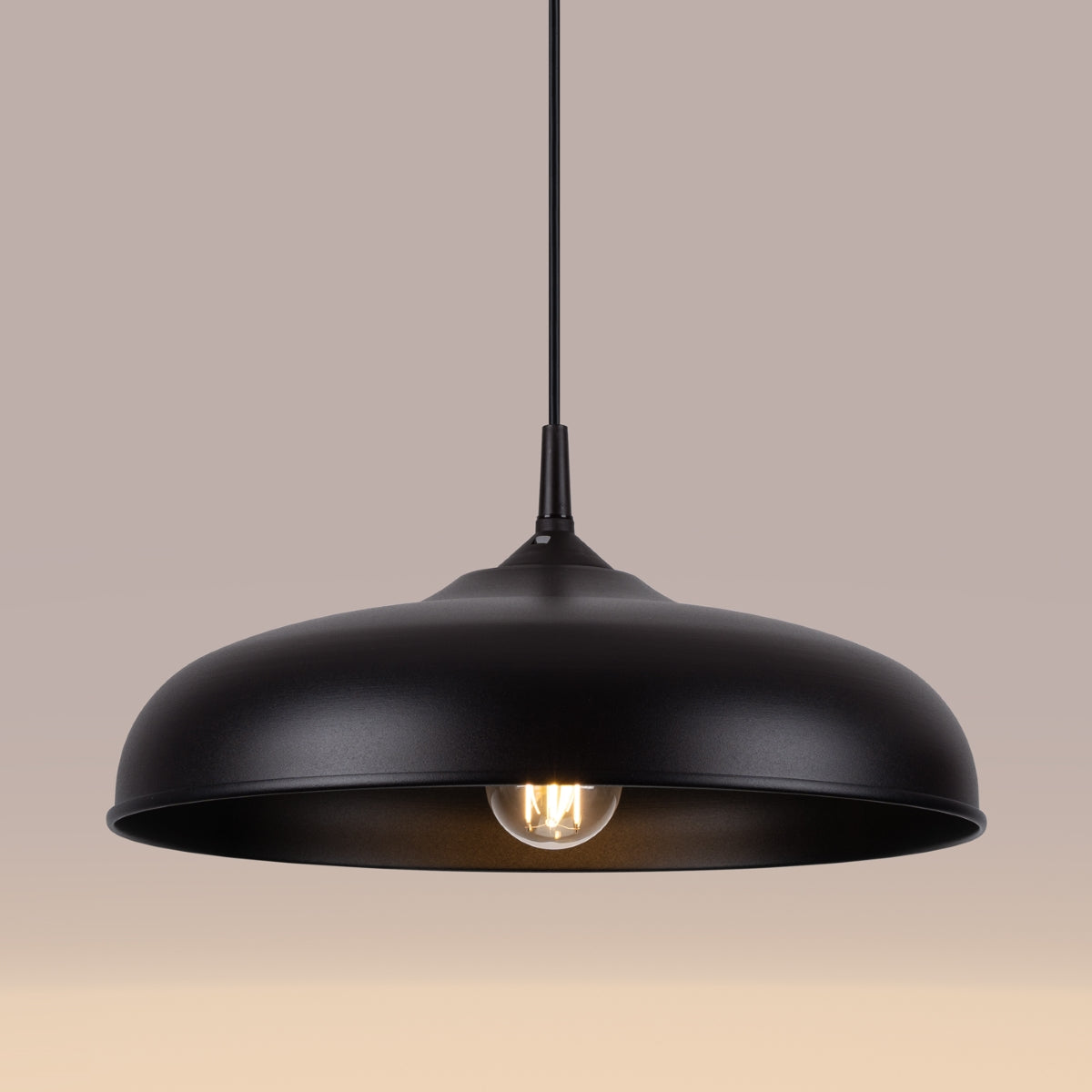 Pur Gina black hanging lamp