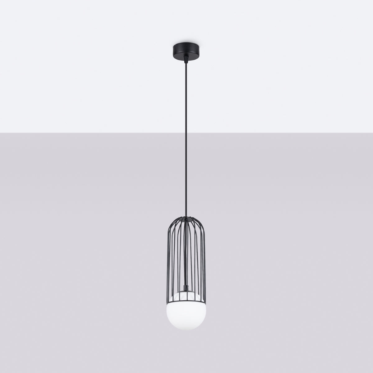 Lampe suspendue BRINA 1 noir