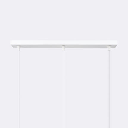 Lampe suspendue Sphère en Cage 3L blanc