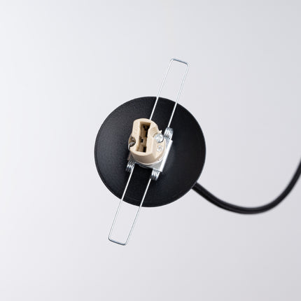 Hanging lamp Sphere in Cage 3P black