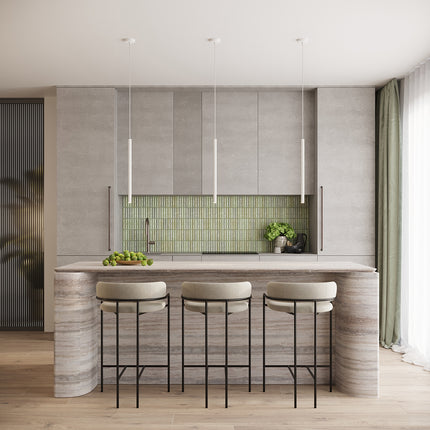 Cannelé Design Pendelleuchte 1 weiß