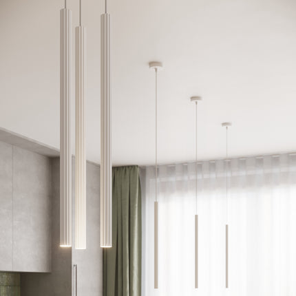 Cannelé Design Pendelleuchte 1 weiß