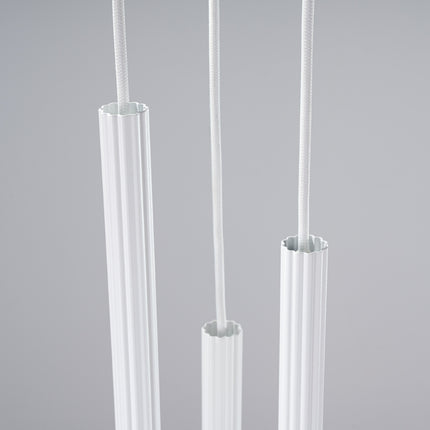 3P white Cannelé Design Suspension