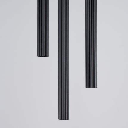 3P Black Fluted Design Suspension