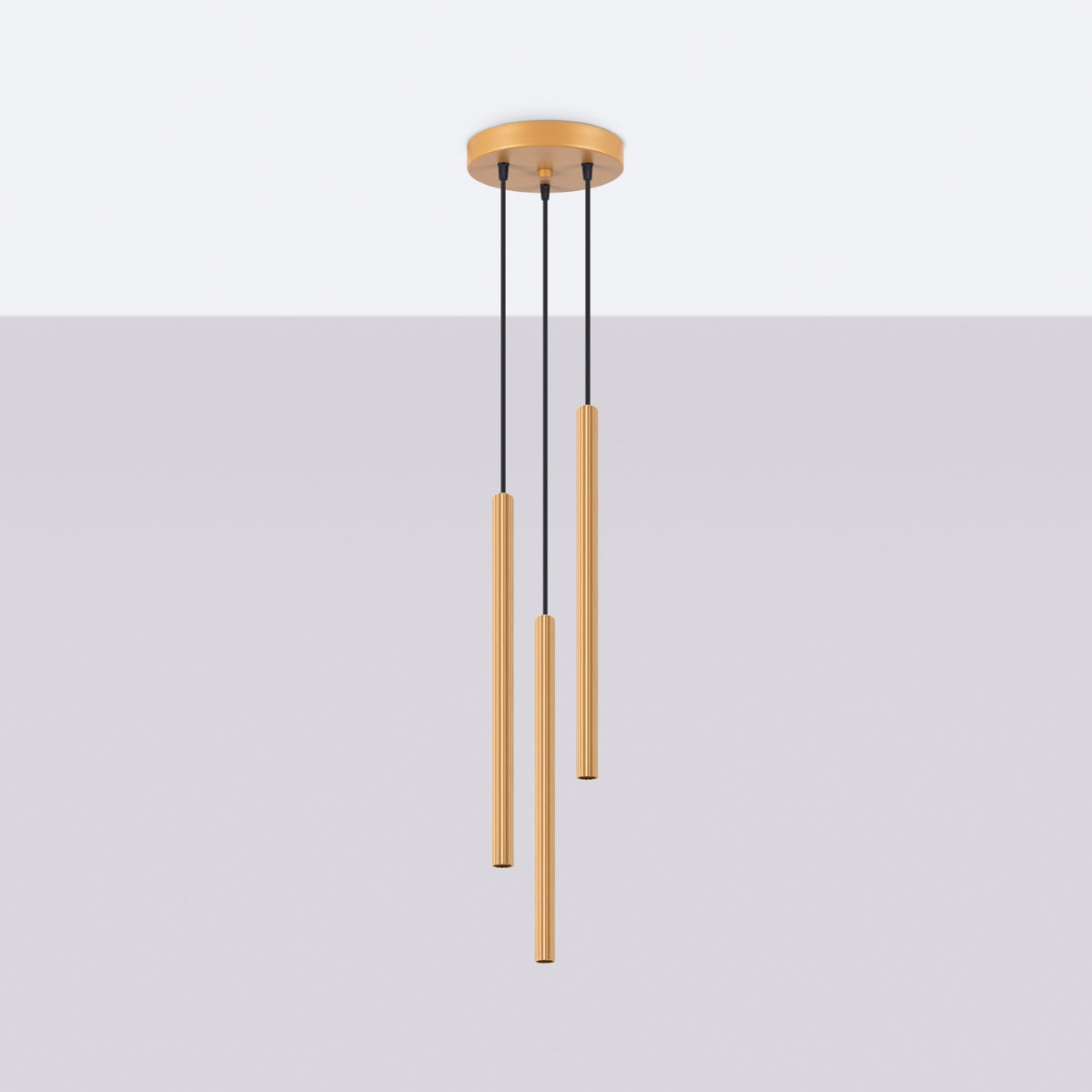 3P Gold Fluted Design Suspension