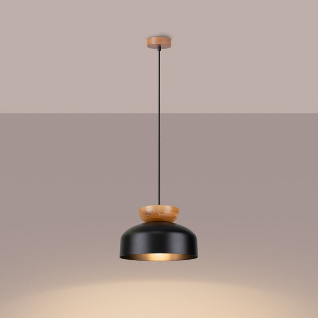 Suspension Douceur Bois noir