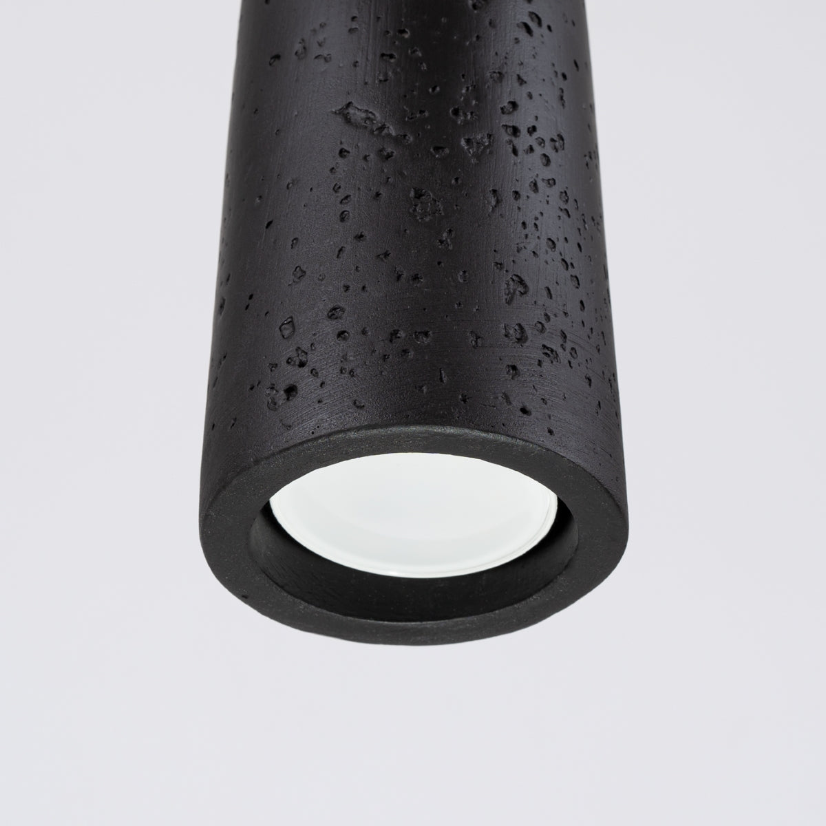 Electra black concrete pendant light