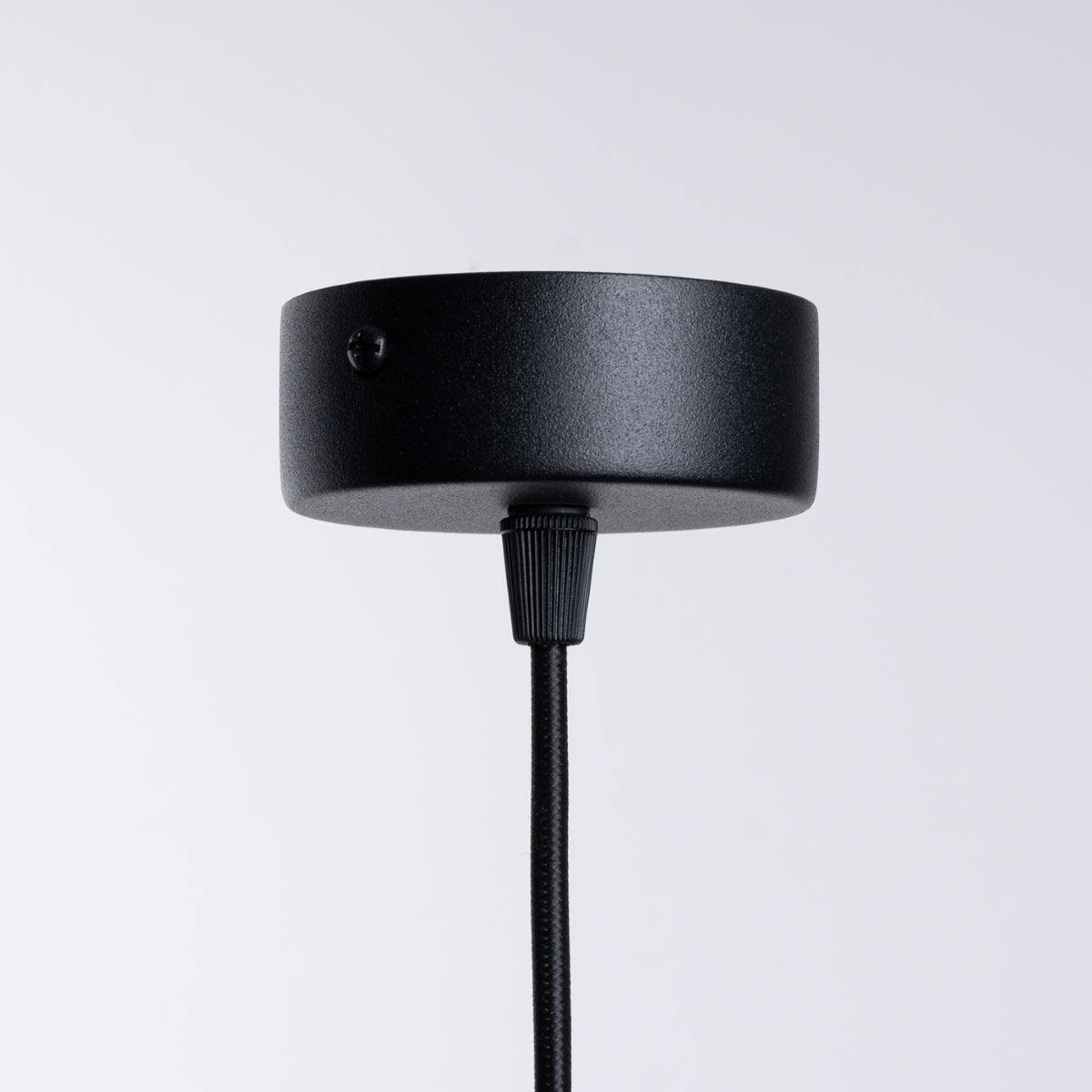 Electra black concrete pendant light