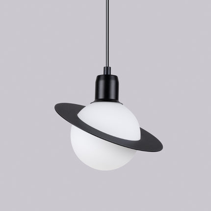 Lampe suspendue Saturne 1 noir