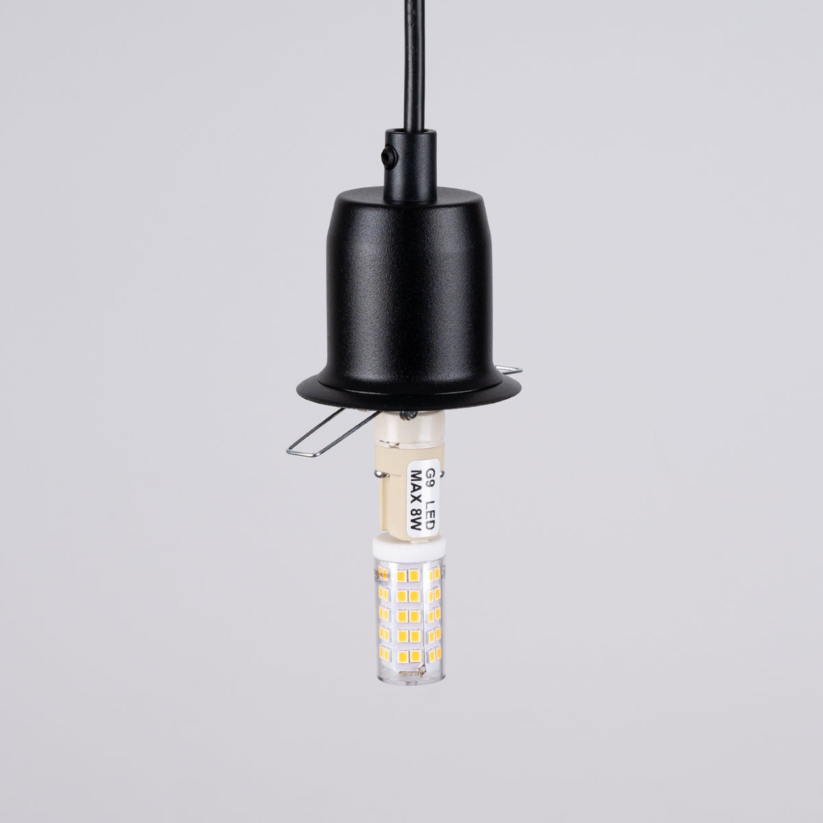 Lampe suspendue Saturne 3P noir