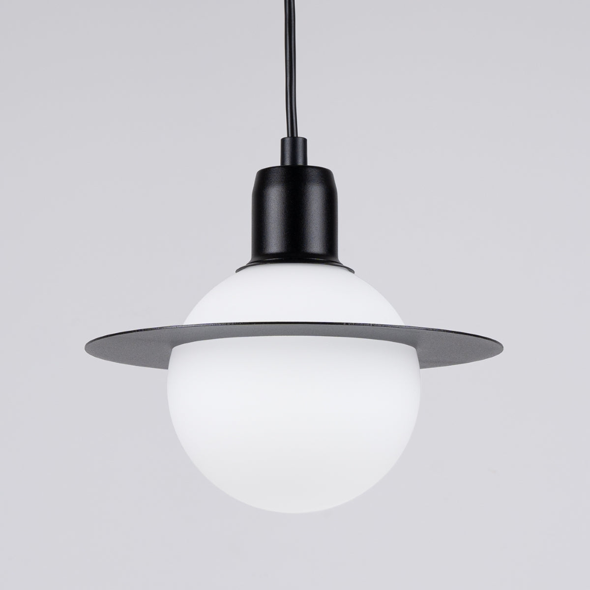 Lampe suspendue Saturne 3P noir