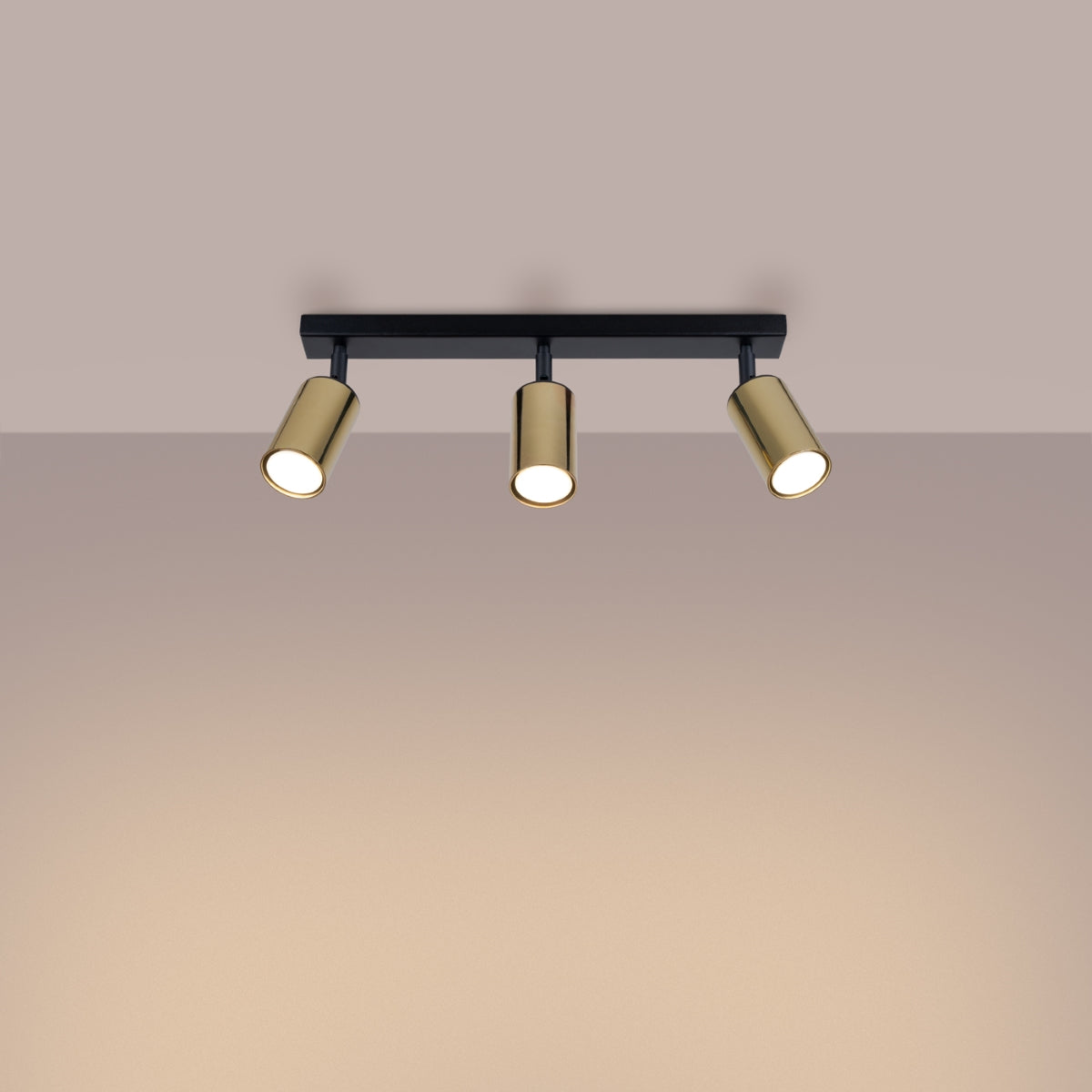 Steel Luxury 3 ceiling light black/copper