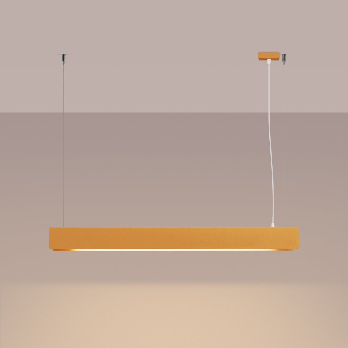 Lampe suspendue Barre Moderne or