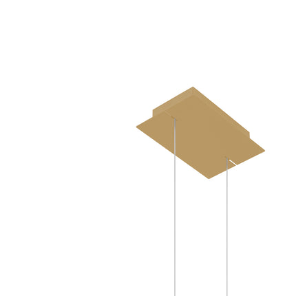 Lampe suspendue Anneau Solis 78 doré 4000K