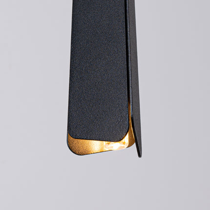 Moderne Prism Pendelleuchte 3P schwarz