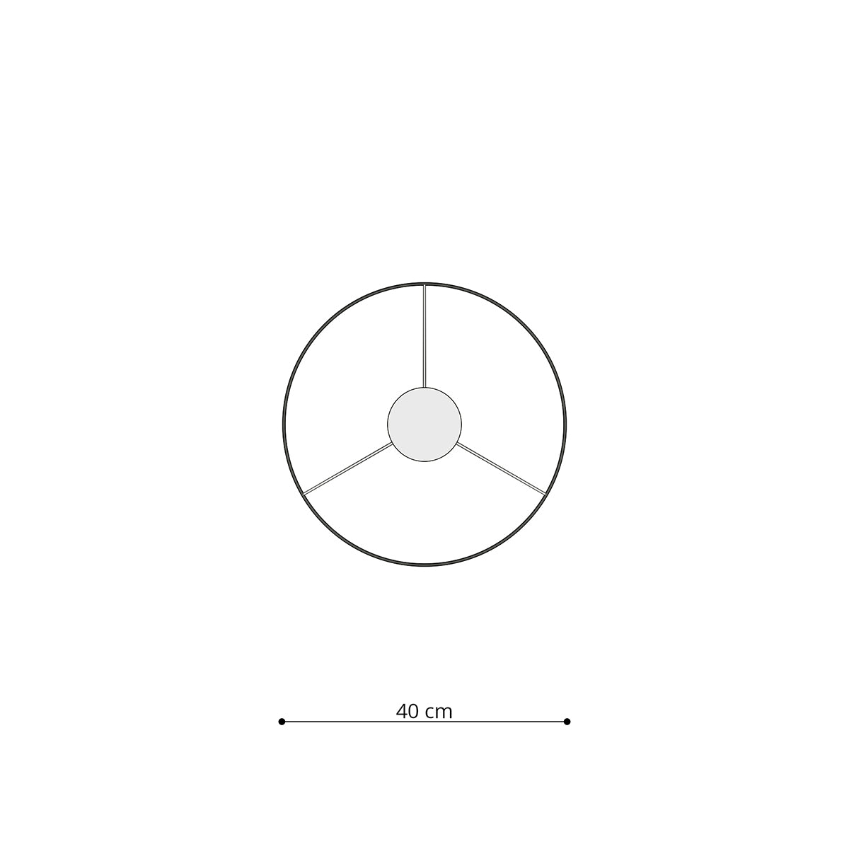 Suspension Circulaire Licorne 40