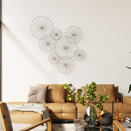 Runde modulare Wand-/Deckenleuchte 60 cm