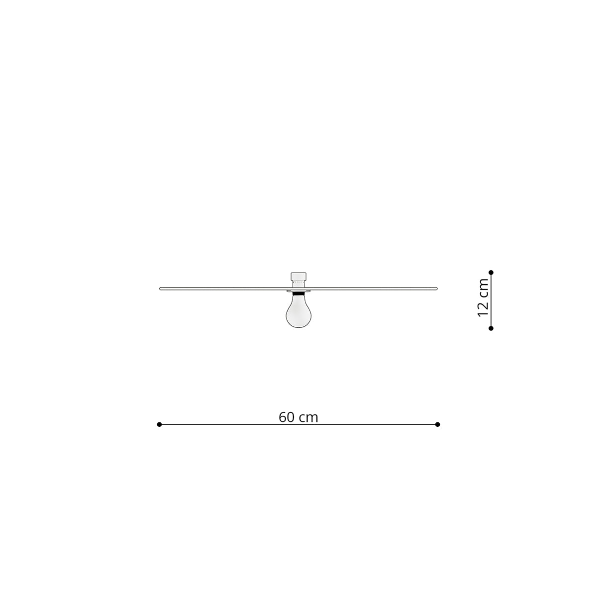 Applique / Plafonnier Modulable Circulaire 60 cm