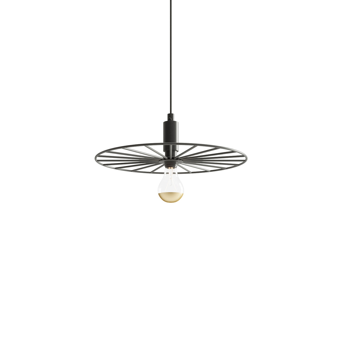 Suspension Roue Lumineuse 30 noir