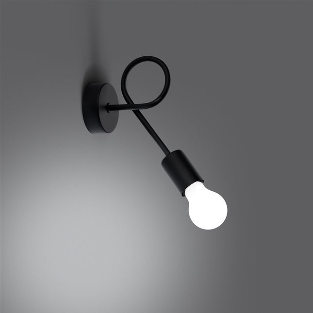 Applique Twist Moderne noir