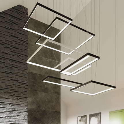 Lustre Carré Pure M blanc 3000K