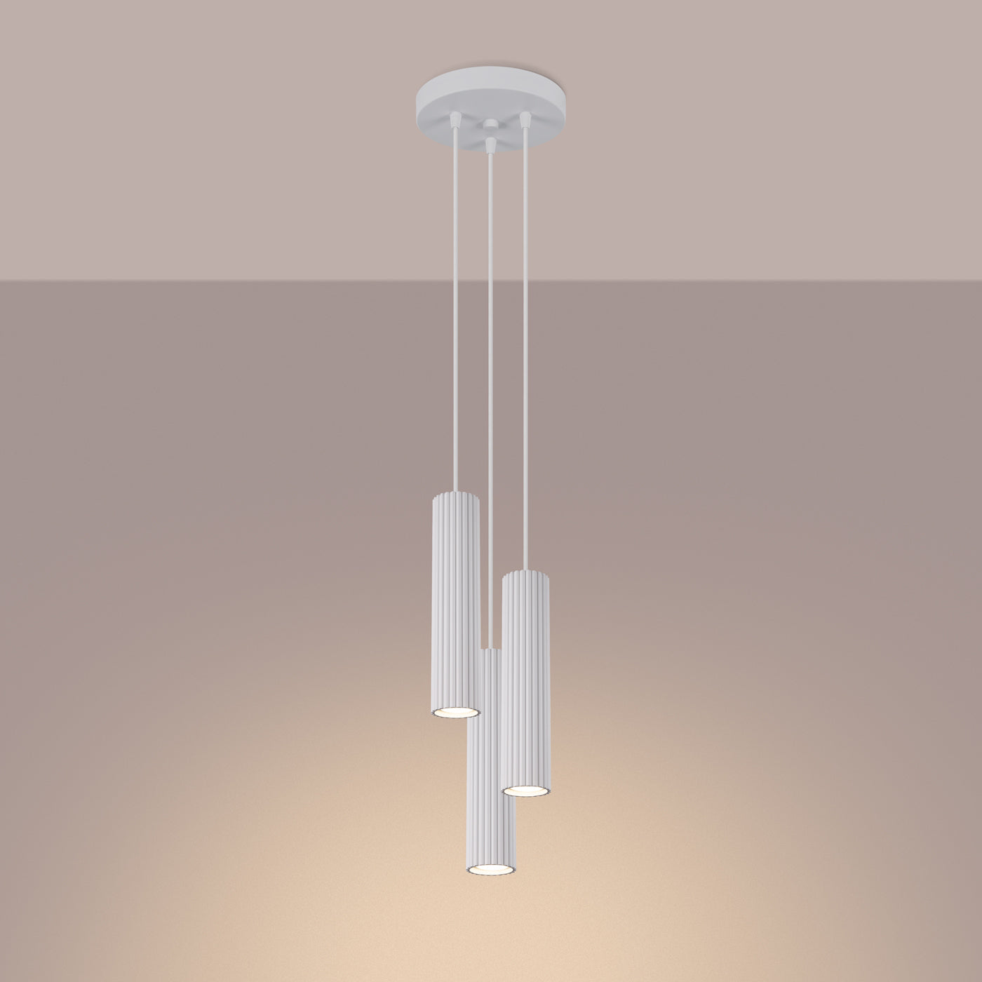 Lampe Suspendue Oslo 3P blanc