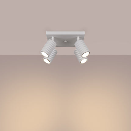 Oslo 4 white ceiling light