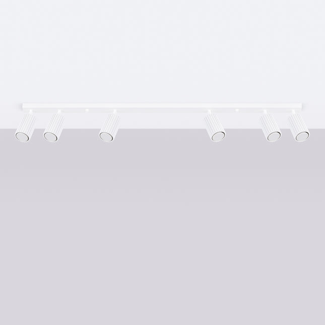 Oslo 6L weiße Deckenleuchte