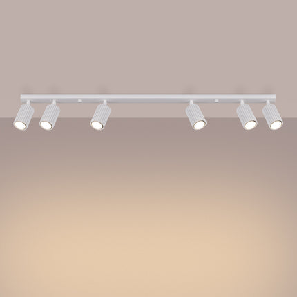 Oslo 6L white ceiling light