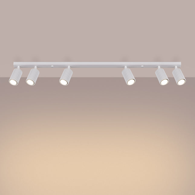 Oslo 6L weiße Deckenleuchte