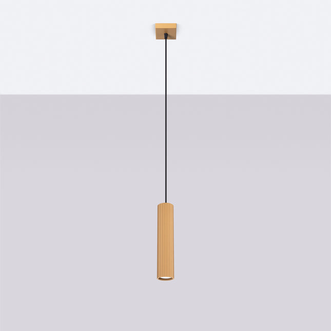Oslo 1 Gold Pendant Lamp