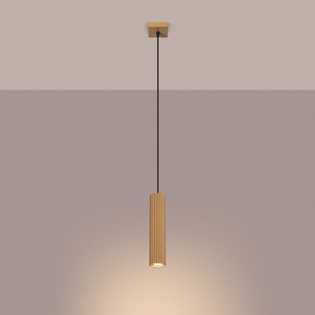 Oslo 1 Gold Pendant Lamp