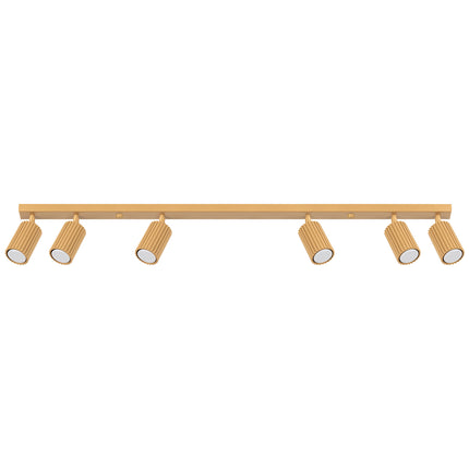 Oslo 6L gold ceiling light 