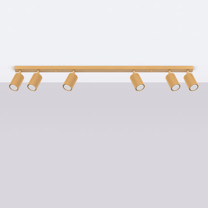 Oslo 6L gold ceiling light 