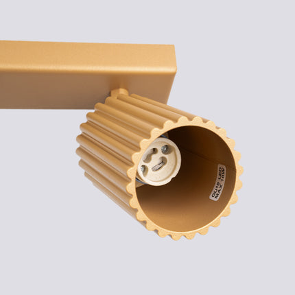 Oslo 6L gold ceiling light 