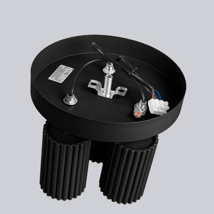 Oslo 3P black ceiling light