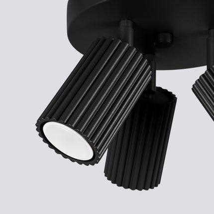 Oslo 3P black ceiling light