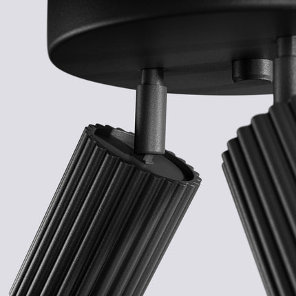 Oslo 3P black ceiling light
