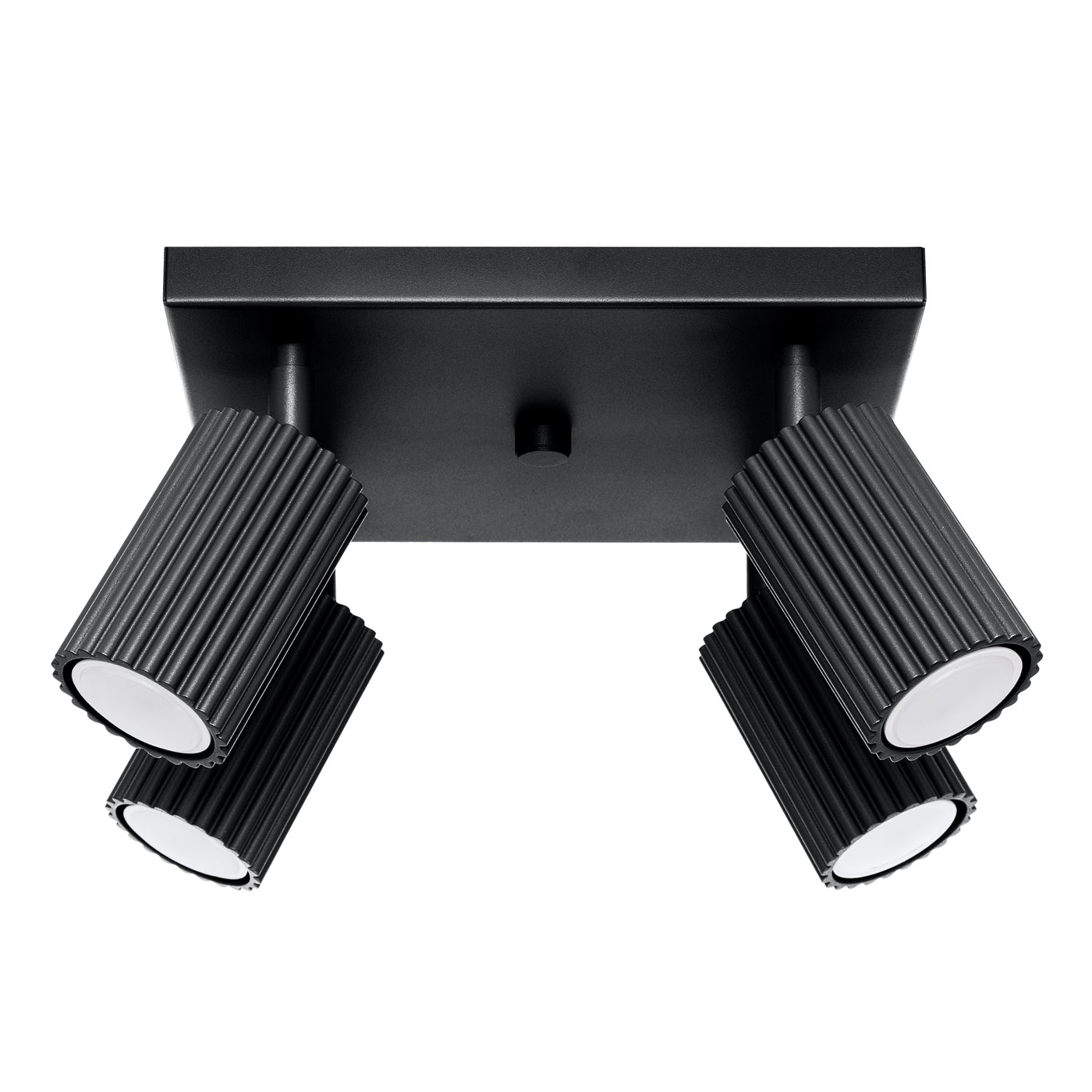 Oslo 4 black ceiling light 