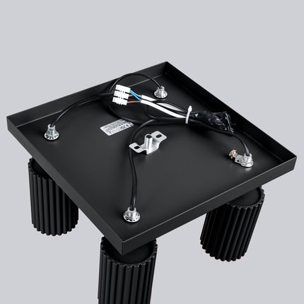 Oslo 4 black ceiling light 