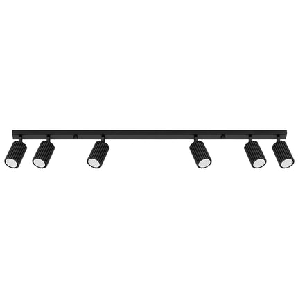 Oslo 6L black ceiling light 