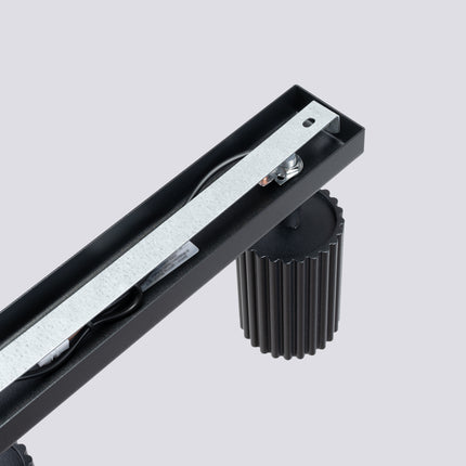 Oslo 6L black ceiling light 
