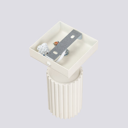 Oslo beige adjustable wall light