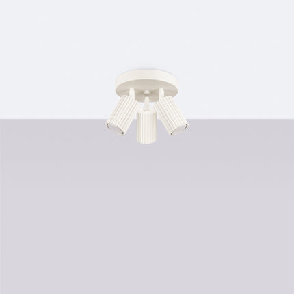 Deckenleuchte Oslo 3P beige