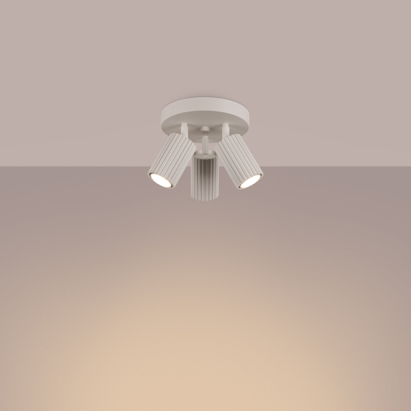 Plafonnier Oslo 3P beige