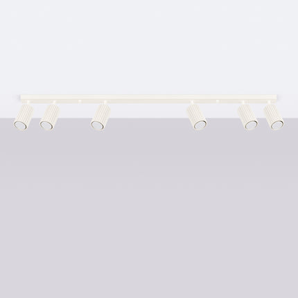 Oslo 6L beige ceiling light 