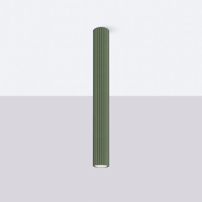 Oslo 60 green ceiling light