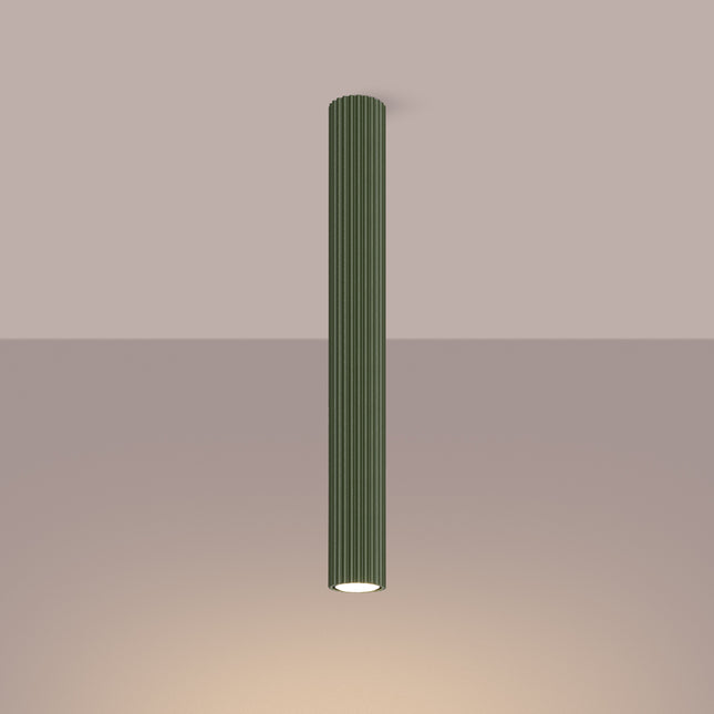 Oslo 60 green ceiling light